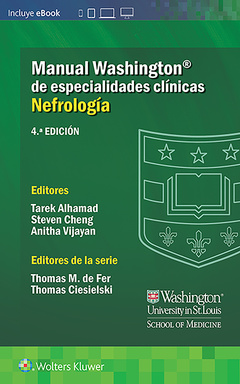 Couverture de l’ouvrage Manual Washington de especialidades clínicas. Nefrología
