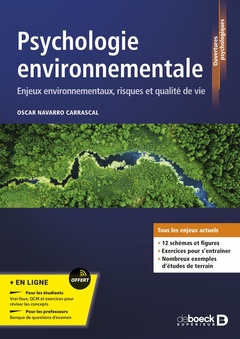 Couverture de l’ouvrage Psychologie environnementale