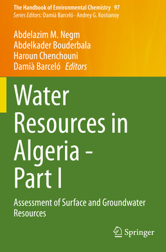 Couverture de l’ouvrage Water Resources in Algeria - Part I