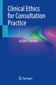 Couverture de l’ouvrage Clinical Ethics for Consultation Practice