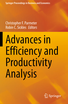 Couverture de l’ouvrage Advances in Efficiency and Productivity Analysis