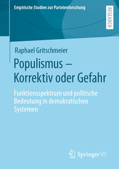 Couverture de l’ouvrage Populismus – Korrektiv oder Gefahr 