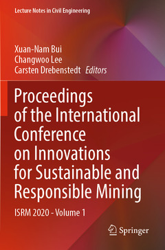 Couverture de l’ouvrage Proceedings of the International Conference on Innovations for Sustainable and Responsible Mining
