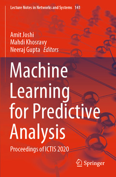 Couverture de l’ouvrage Machine Learning for Predictive Analysis