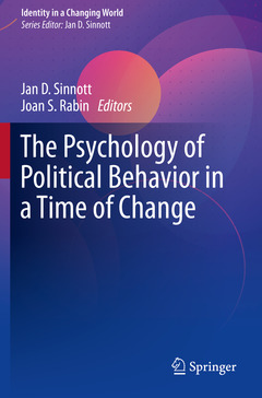 Couverture de l’ouvrage The Psychology of Political Behavior in a Time of Change