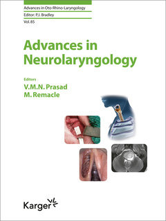 Couverture de l’ouvrage Advances in Neurolaryngology