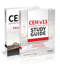 Couverture de l’ouvrage CEH v11 Certified Ethical Hacker Study Guide + Practice Tests Set