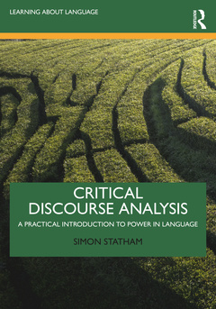 Couverture de l’ouvrage Critical Discourse Analysis