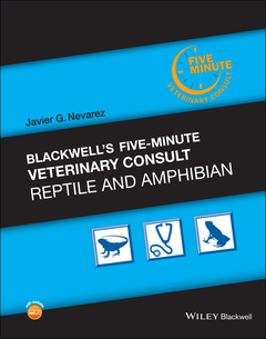 Couverture de l’ouvrage Blackwell's Five-Minute Veterinary Consult: Reptile and Amphibian