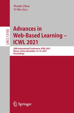 Couverture de l’ouvrage Advances in Web-Based Learning – ICWL 2021