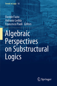 Couverture de l’ouvrage Algebraic Perspectives on Substructural Logics