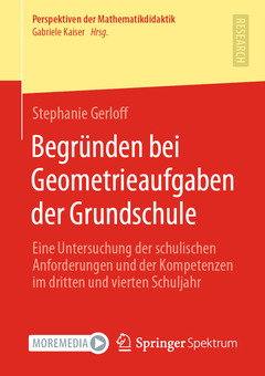 Couverture de l’ouvrage Begründen bei Geometrieaufgaben der Grundschule