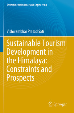 Couverture de l’ouvrage Sustainable Tourism Development in the Himalaya: Constraints and Prospects