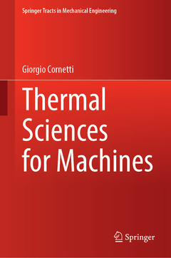 Couverture de l’ouvrage Thermal Sciences for Machines