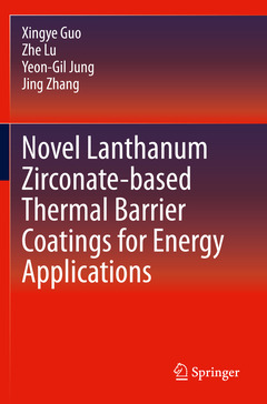 Cover of the book Novel Lanthanum Zirconate-based Thermal Barrier Coatings for Energy Applications