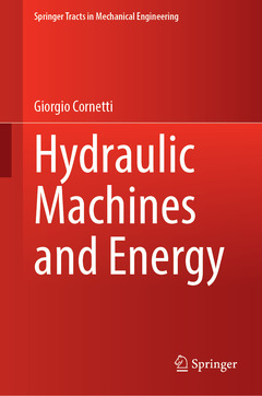 Couverture de l’ouvrage Hydraulic Machines and Energy 