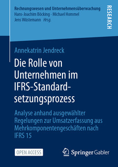 Couverture de l’ouvrage Die Rolle von Unternehmen im IFRS-Standardsetzungsprozess