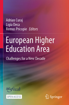 Cover of the book European Higher Education Area: Challenges for a New Decade
