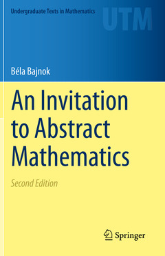 Couverture de l’ouvrage An Invitation to Abstract Mathematics