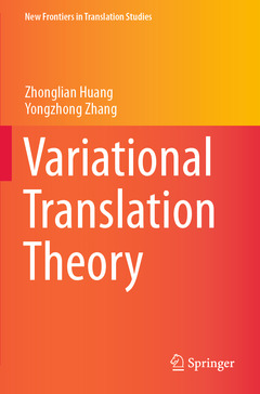 Couverture de l’ouvrage Variational Translation Theory