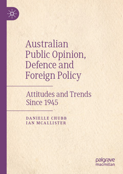 Couverture de l’ouvrage Australian Public Opinion, Defence and Foreign Policy