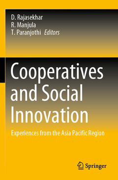 Cover of the book Cooperatives and Social Innovation