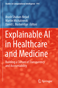 Couverture de l’ouvrage Explainable AI in Healthcare and Medicine