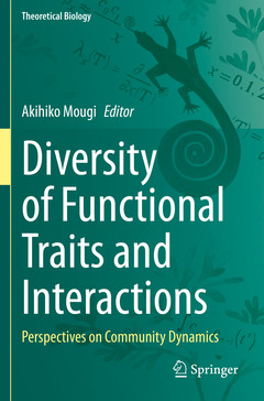 Couverture de l’ouvrage Diversity of Functional Traits and Interactions