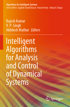 Cover of the book Intelligent Algorithms for Analysis and Control of Dynamical Systems