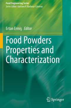Couverture de l’ouvrage Food Powders Properties and Characterization