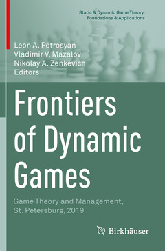 Couverture de l’ouvrage Frontiers of Dynamic Games