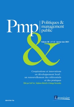 Cover of the book Coopérations et innovations en développement local : un renouvellement des référentiels et des pratiques
