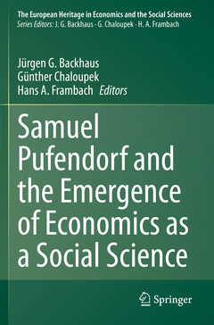 Cover of the book Samuel Pufendorf and the Emergence of Economics as a Social Science