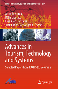 Couverture de l’ouvrage Advances in Tourism, Technology and Systems