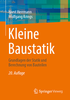 Couverture de l’ouvrage Kleine Baustatik