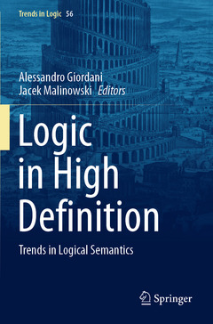 Couverture de l’ouvrage Logic in High Definition