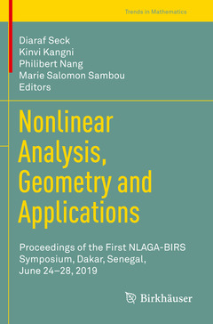 Couverture de l’ouvrage Nonlinear Analysis, Geometry and Applications
