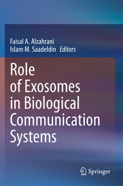 Couverture de l’ouvrage Role of Exosomes in Biological Communication Systems
