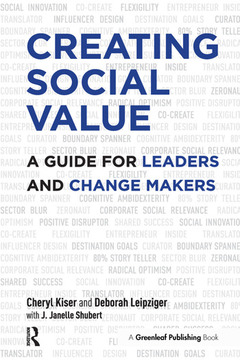 Couverture de l’ouvrage Creating Social Value