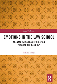 Cover of the book Emotions in the Law School