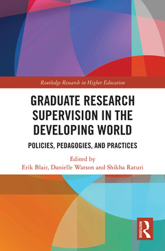 Couverture de l’ouvrage Graduate Research Supervision in the Developing World