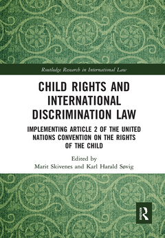 Couverture de l’ouvrage Child Rights and International Discrimination Law
