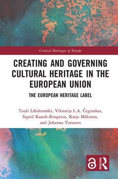 Cover of the book Creating and Governing Cultural Heritage in the European Union