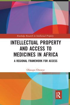 Couverture de l’ouvrage Intellectual Property and Access to Medicines in Africa