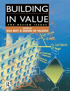 Couverture de l’ouvrage Building in Value: Pre-Design Issues