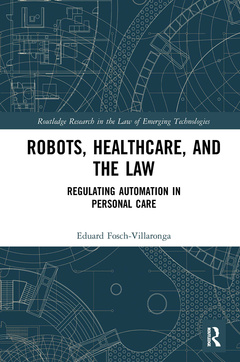 Couverture de l’ouvrage Robots, Healthcare, and the Law