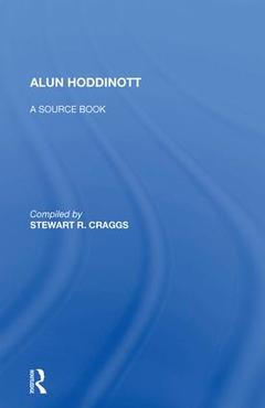 Couverture de l’ouvrage Alun Hoddinott