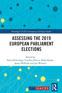 Couverture de l’ouvrage Assessing the 2019 European Parliament Elections