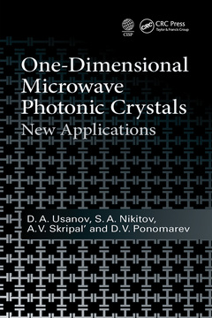 Couverture de l’ouvrage One-Dimensional Microwave Photonic Crystals