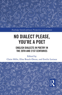Couverture de l’ouvrage No Dialect Please, You're a Poet